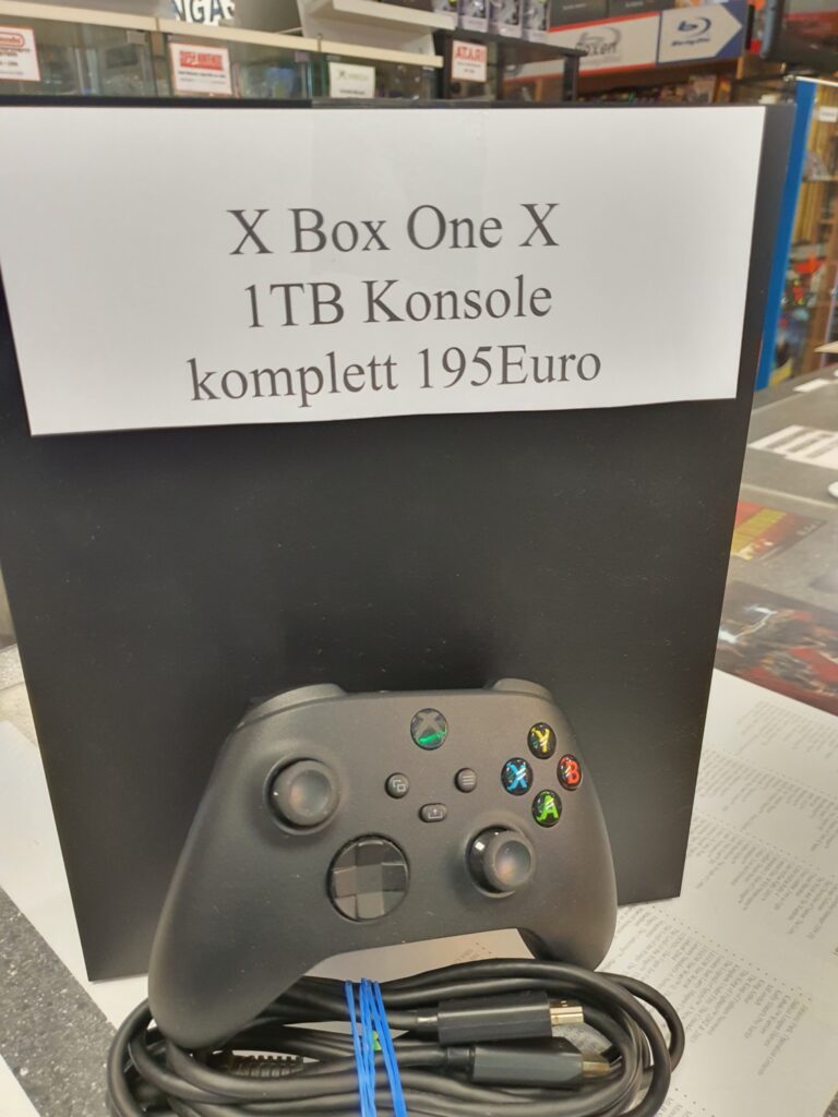 Xbox One X Konsole komplett 195Euro