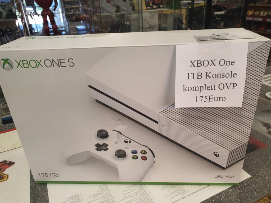 Xbox One Konsole 1Tb komplett OVP 175 Euro.