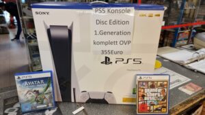 PS5 KonsoleDisc Edition
1.Generation
komplett OVP
355EuroAnkauf Ps5 PS5 Konsole
Disc Edition 1.Generation komplett OVP 355Euro
#ps5 #sonyps5 #sonyplaystation5 #sonyps5 #playstation5 #playstation5 #ps5game #ps5games #videogameshop #powergames